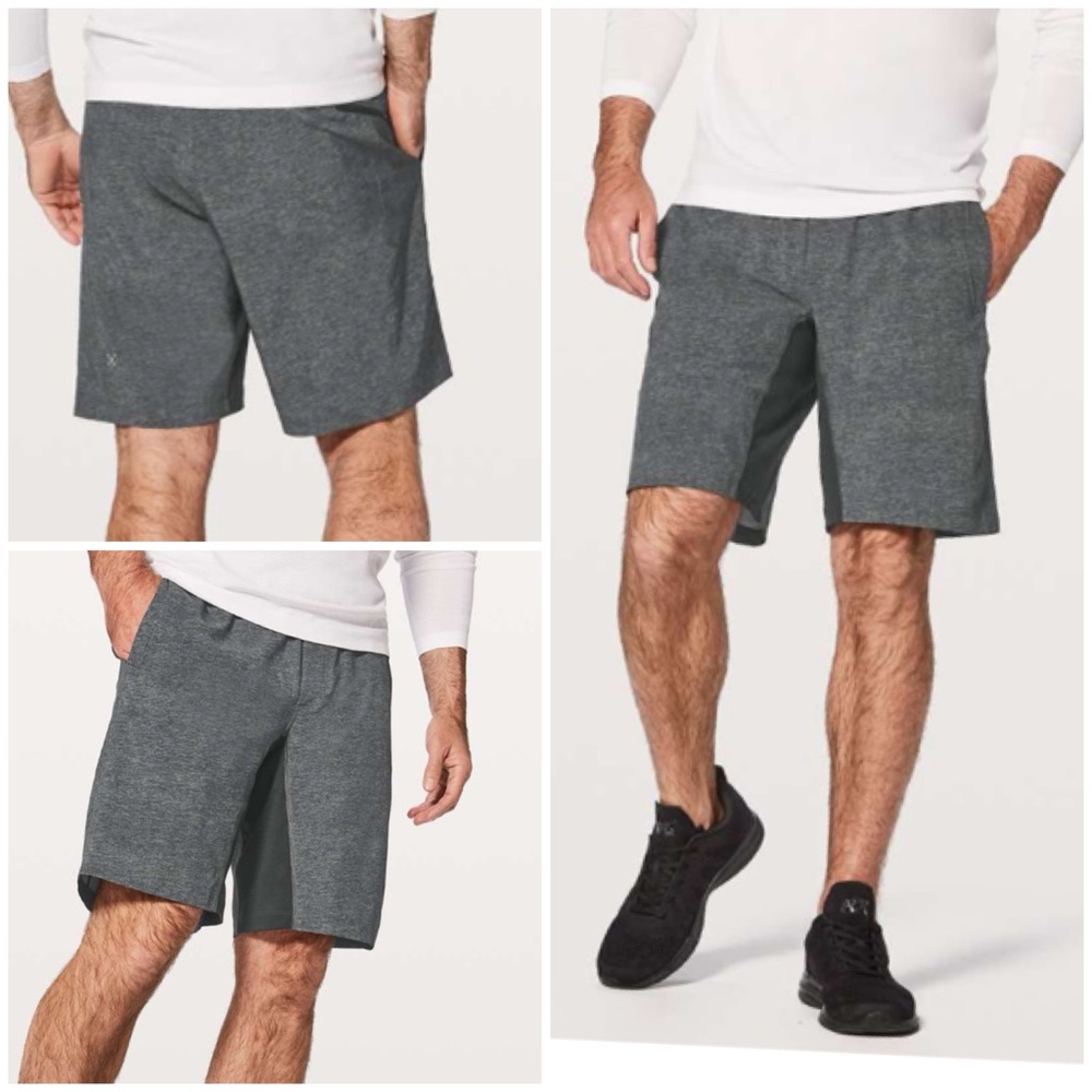 Lululemon $78 Grey  T.H.E Short Lined  9” Shorts Size‎ S